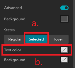 Selected Page in Menu Widget Adjustment Menu